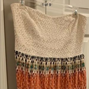 Maurices Boho lined long sundress Plus Size 3